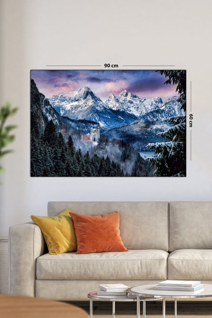 Kumaş Tablo 60×90 Canlı Renk Kaliteli Kumaş Üzeri Baskı Duvar Tablosu