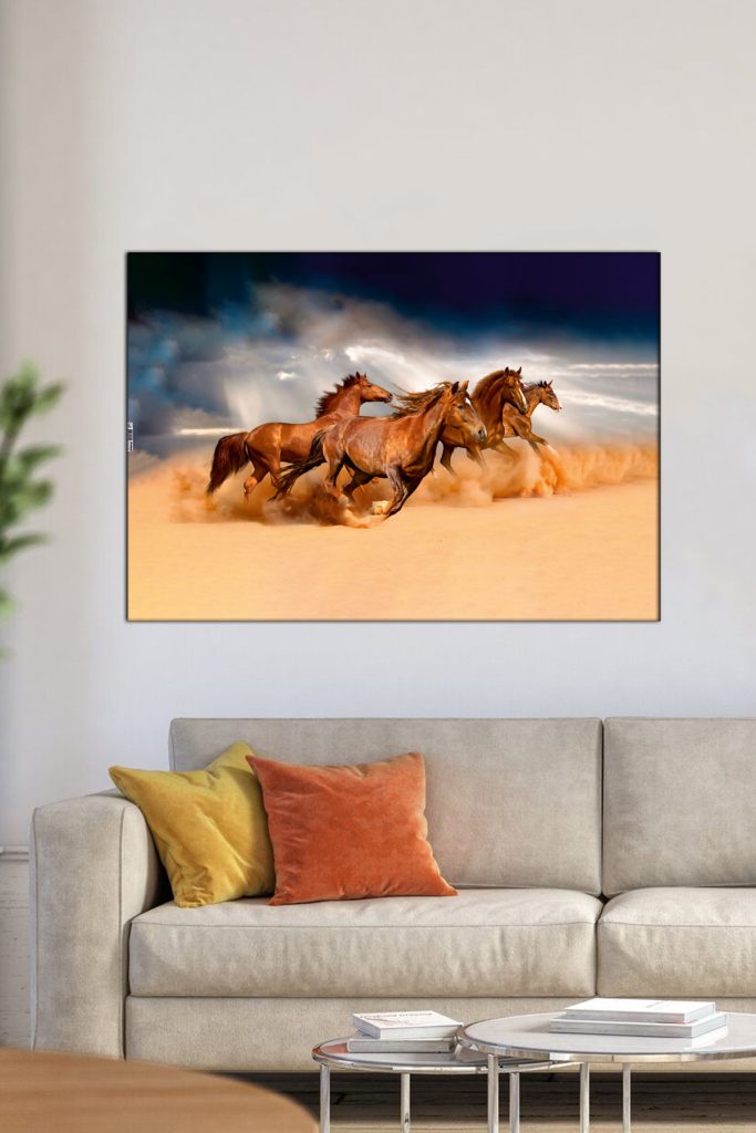 Kumaş Tablo 60×90 Canlı Renk Kaliteli Kumaş Üzeri Baskı Duvar Tablosu