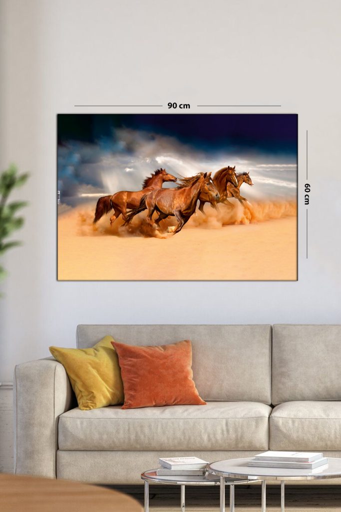 Kumaş Tablo 60×90 Canlı Renk Kaliteli Kumaş Üzeri Baskı Duvar Tablosu
